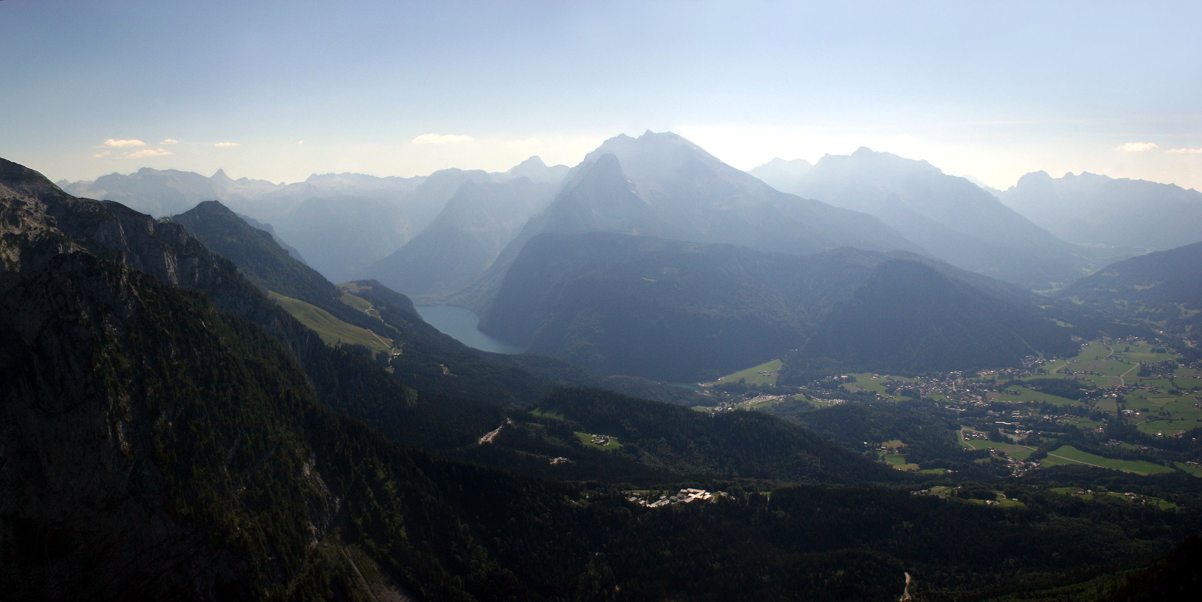 Bavarian Alps with Königssee and Watzmann